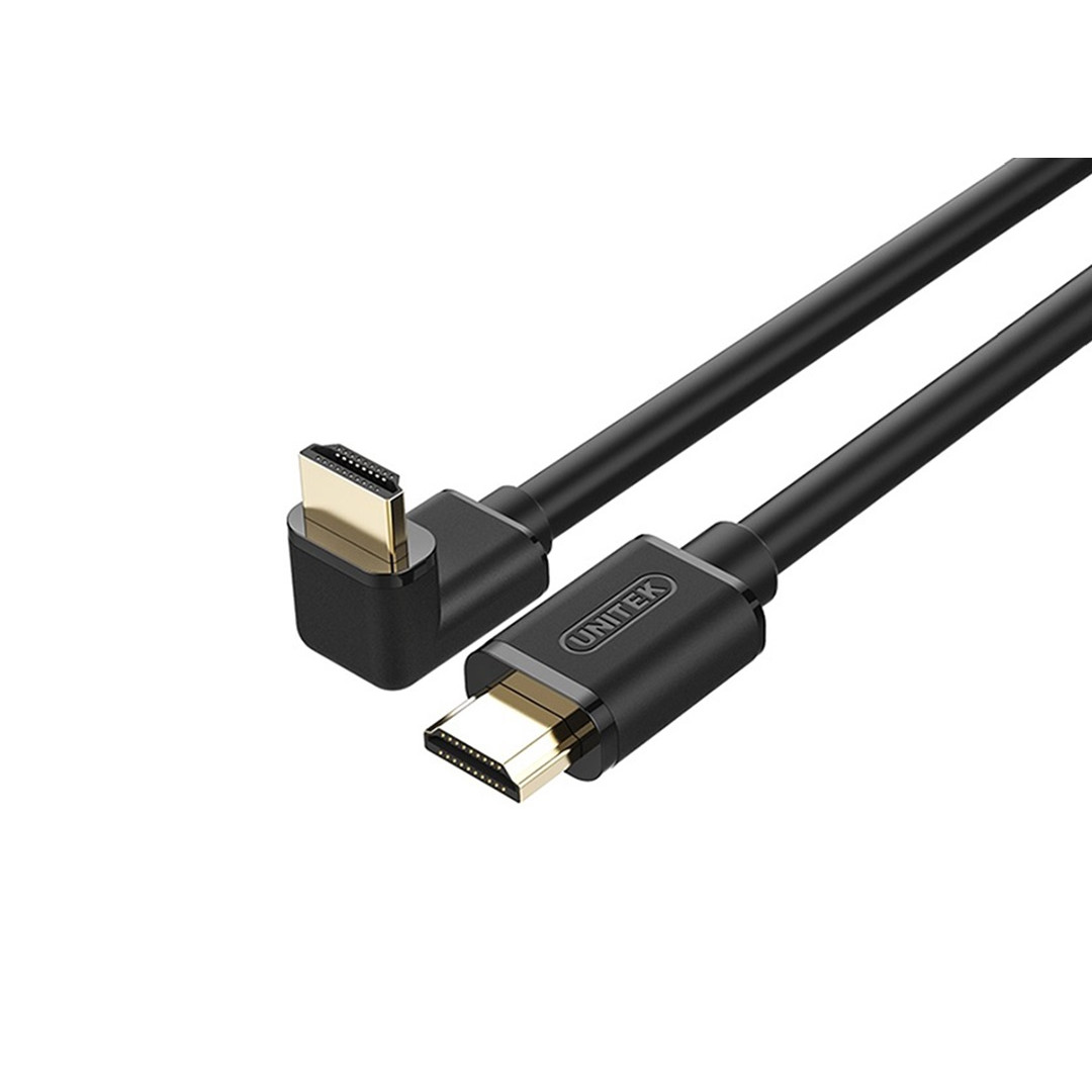 Cáp HDMI 1.4 (5m)  Unitek  (Y-C  1010) đầu Cong  - HÀNG CHÍNH HÃNG