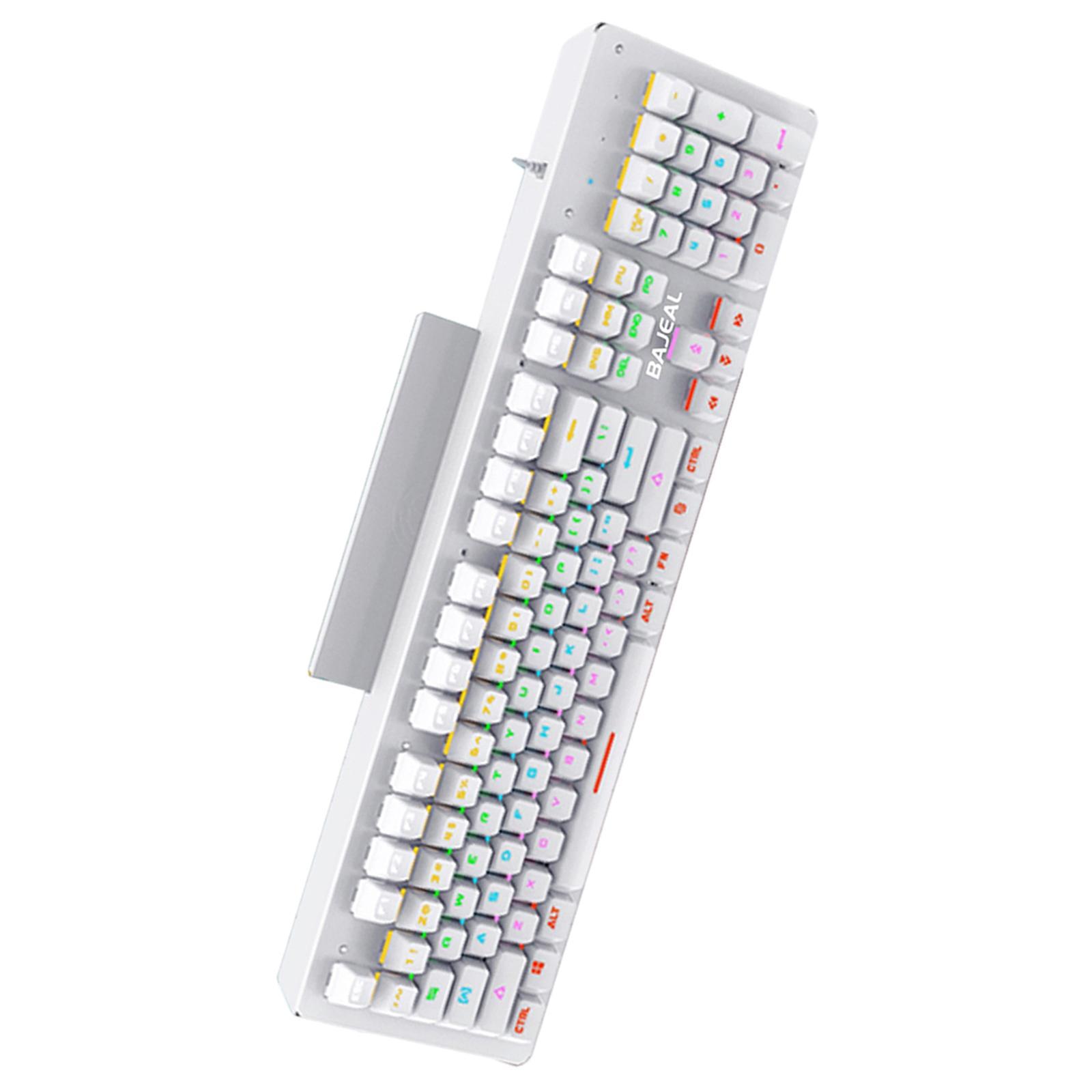 Wired Gaming Mechanical Keyboard  104 Key White