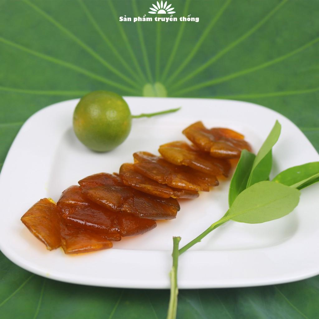 Tắc chưng đường phèn sấy dẻo Tư Bông- Hũ 150g