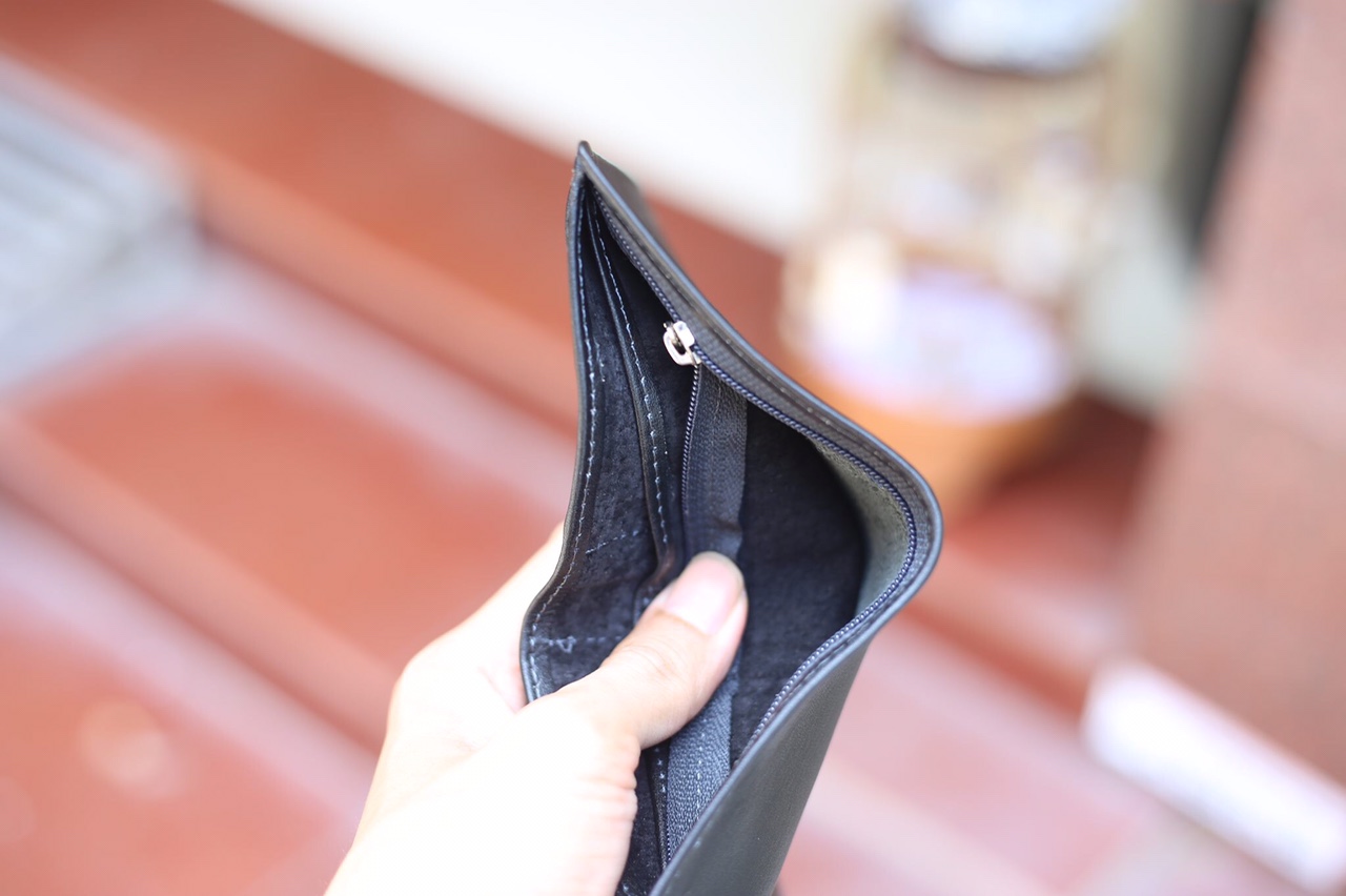 Ví Nam Nữ Mini Da Bò