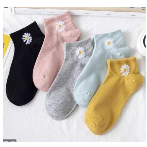 Combo 1 túi 10 đôi tất hình hoa cúc cho bạn gái