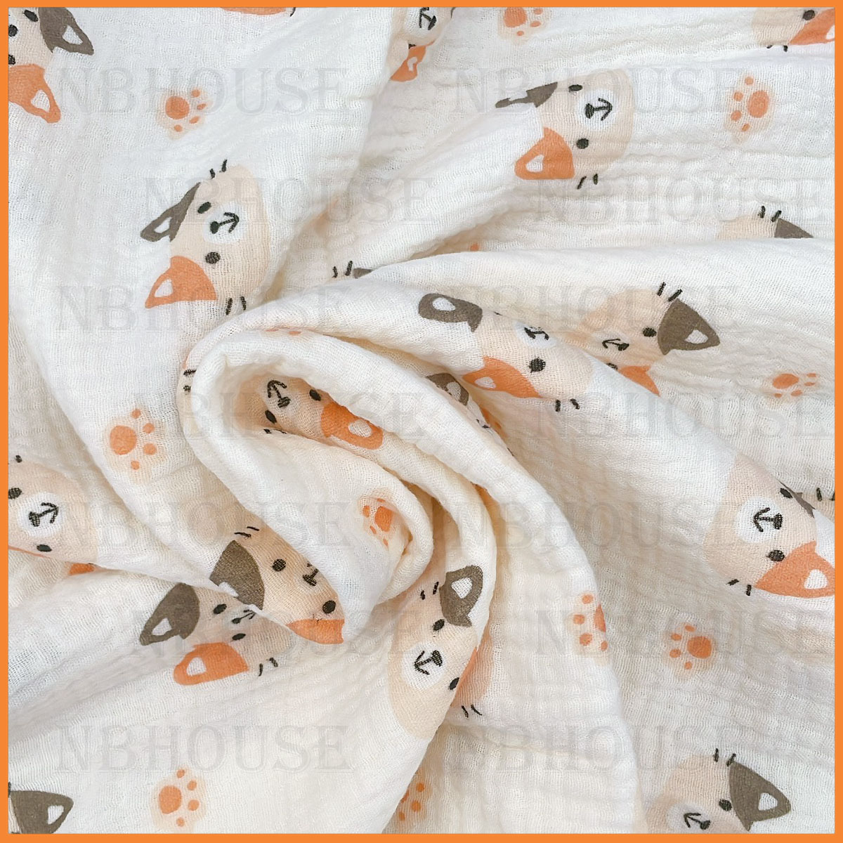 Khăn Tắm Cho Trẻ Sơ Sinh Và Trẻ Nhỏ Chất Vải Muslin An Toàn Và Dịu Nhẹ Cho Làn Da Bé