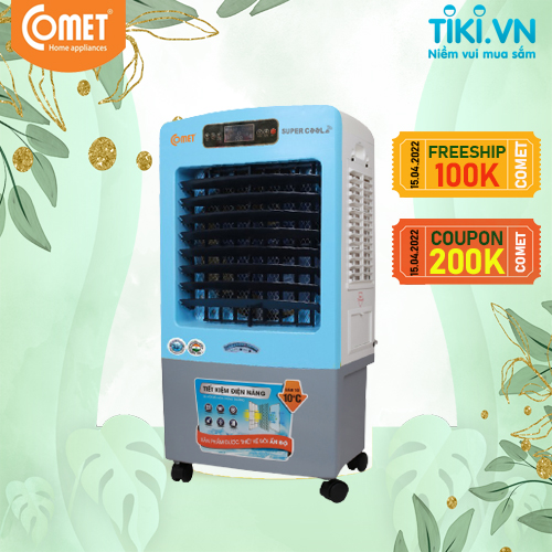 Quạt điều hòa Không Khí Comet CM8836NA-N 150W (35L) - Xanh - Hàng Chính Hãng