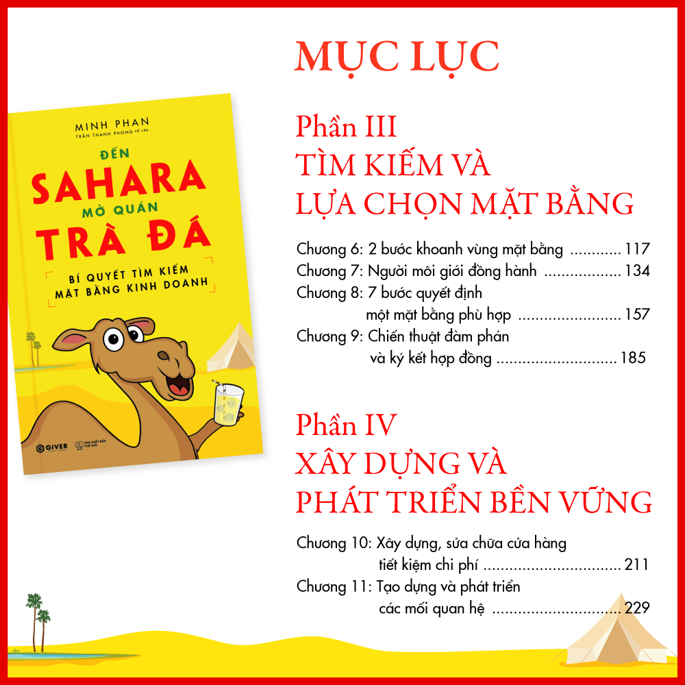 Bí Quyết Tìm Kiếm Mặt Bằng Kinh Doanh - Đến Sahara Mở Quán Trà Đá - Bộ Sách Khởi Nghiệp Bán Lẻ