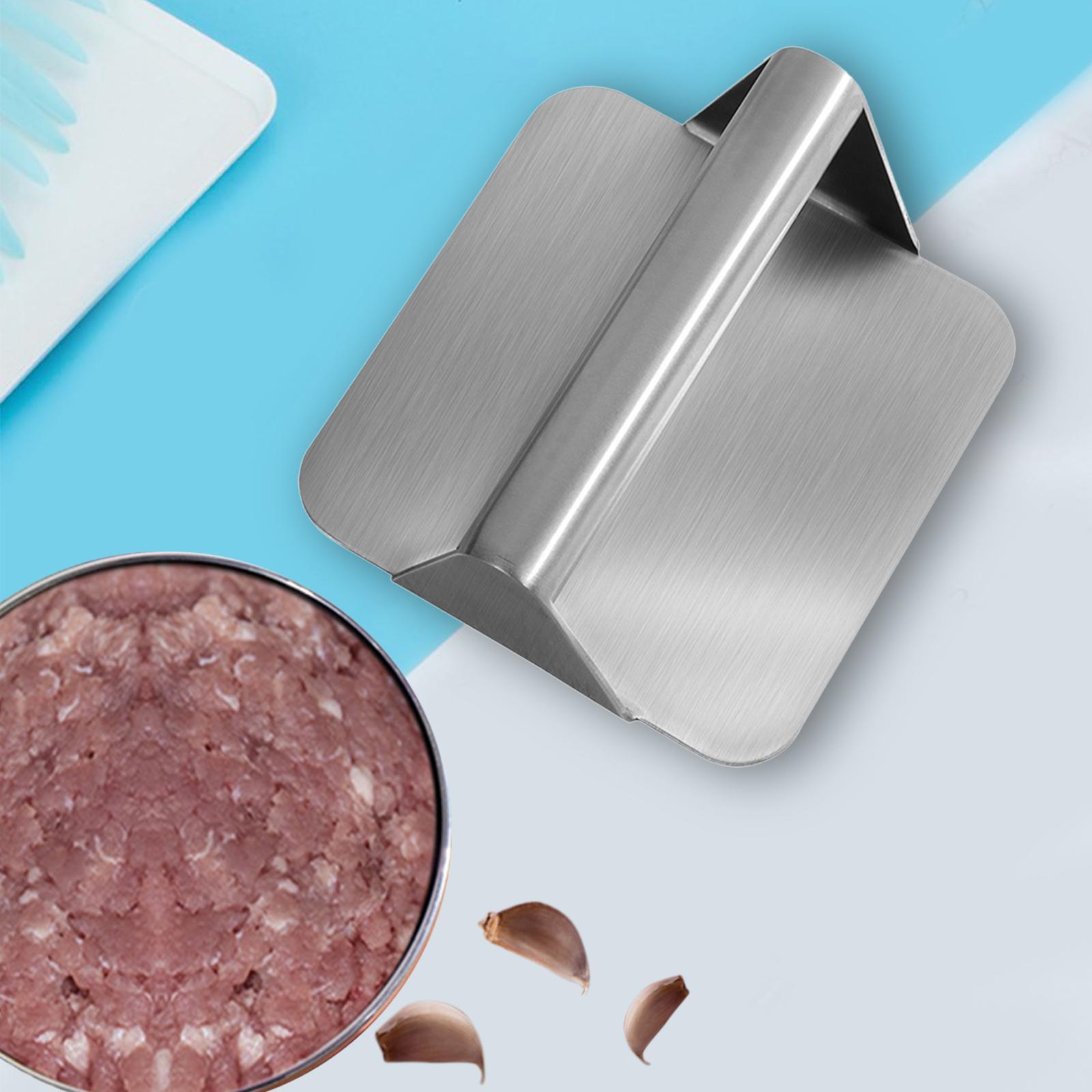 Manual Stainless Steel Burger Press Non Stick Patty Maker Burger Smasher