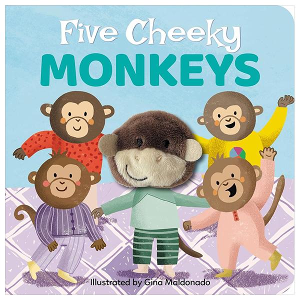 Finger Puppet Book - Five Cheeky Monkeys