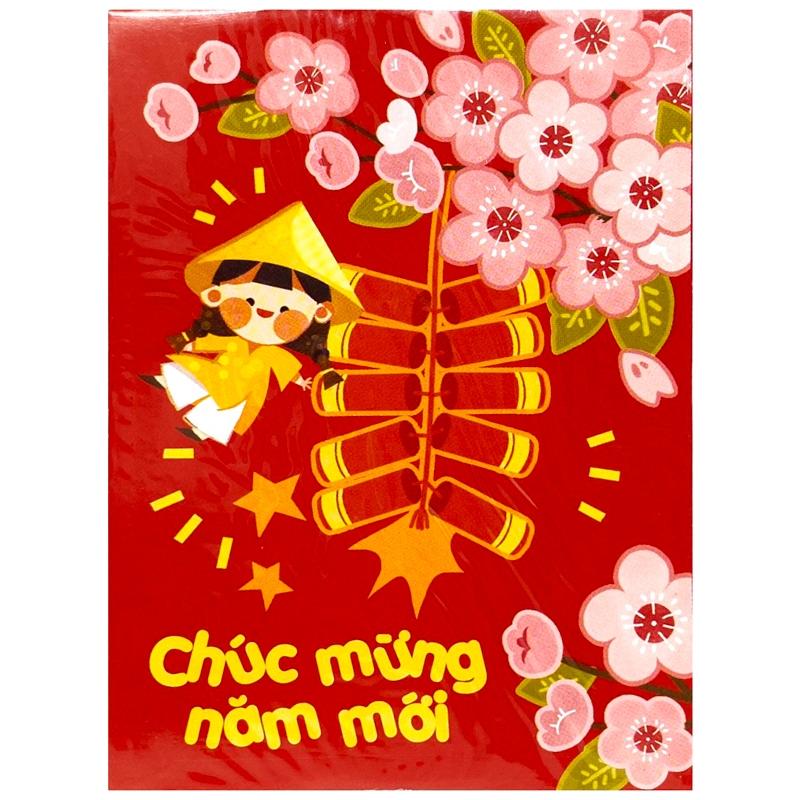 Bộ 6 Bao Lì Xì Nhỏ - 11 x 8 cm - Greenwood LX31