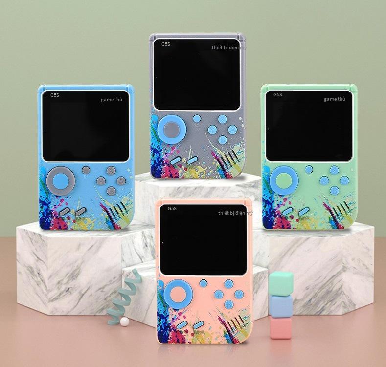 Bảng điều khiển trò chơi cổ điển cầm tay G5S kiểu mới nhất Bảng điều khiển trò chơi FC 500 trong một màn hình màu cổ điển bảng điều khiển trò chơi dành cho trẻ em màn hình lớn