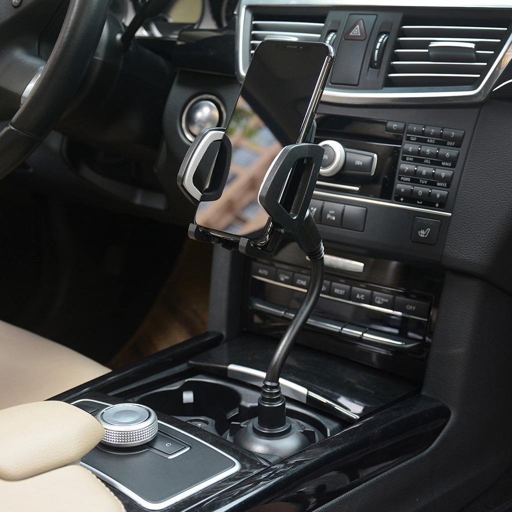 New Universal Adjustable Car Mount Gooseneck Cup Holder Cradle for Cell Phone