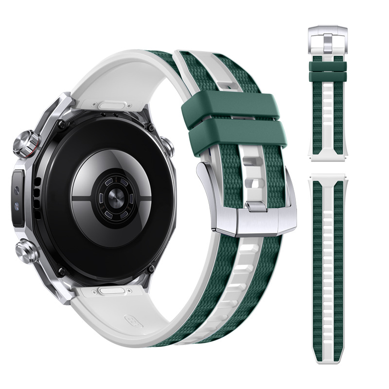 Dây Silicone Ultimate2 Style cho Huawei Watch 3/4/5/6 &amp; Huawei GT 3/4/5/6 Pro &amp; Huawei Watch Ultimate 1/2 Size 22mm - Hàng Chính Hãng