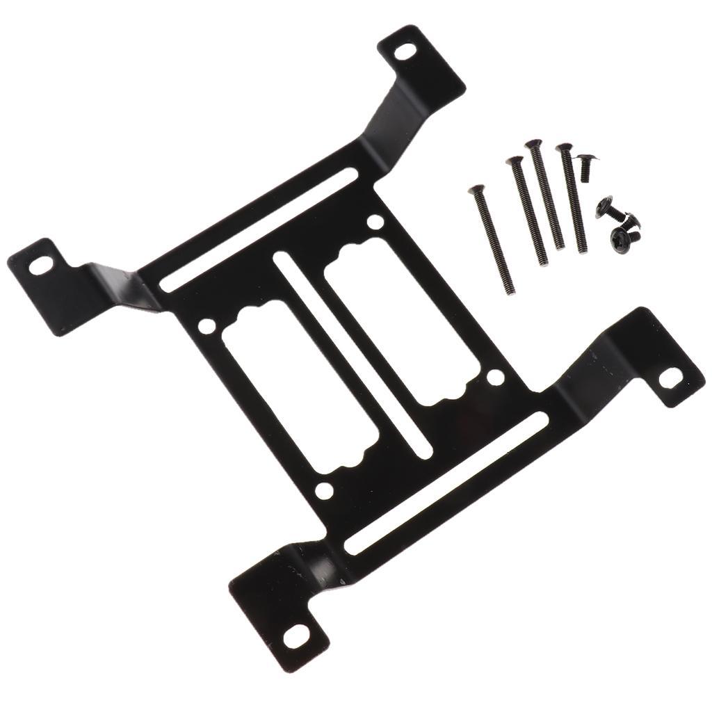 2Pcs 12cm Water Cooling Radiator Support Holder Water Pump Bracket Metal