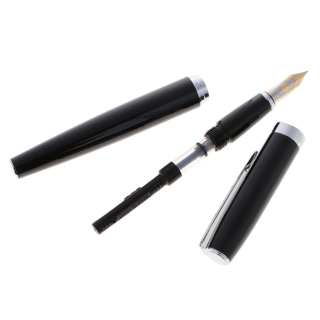 Black Fountain Pen Fine Nib Storage Box Graduation Ceremony Gifts Office