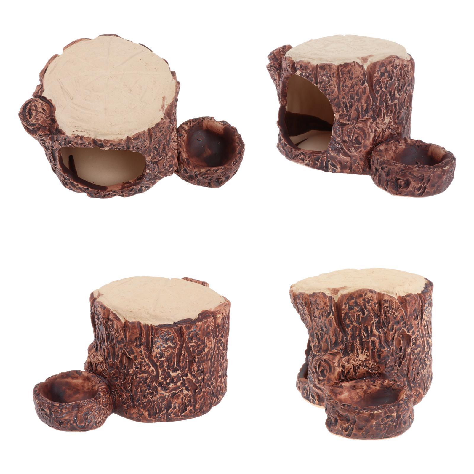 Ceramic Cave Bed Habitat Hut Decorative Chinchillas Hamster Houses Hideout
