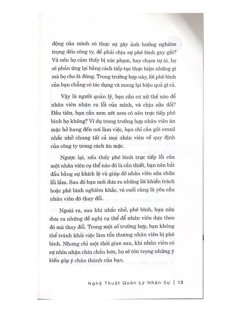 Nghệ Thuật Quản Lý Nhân Sự