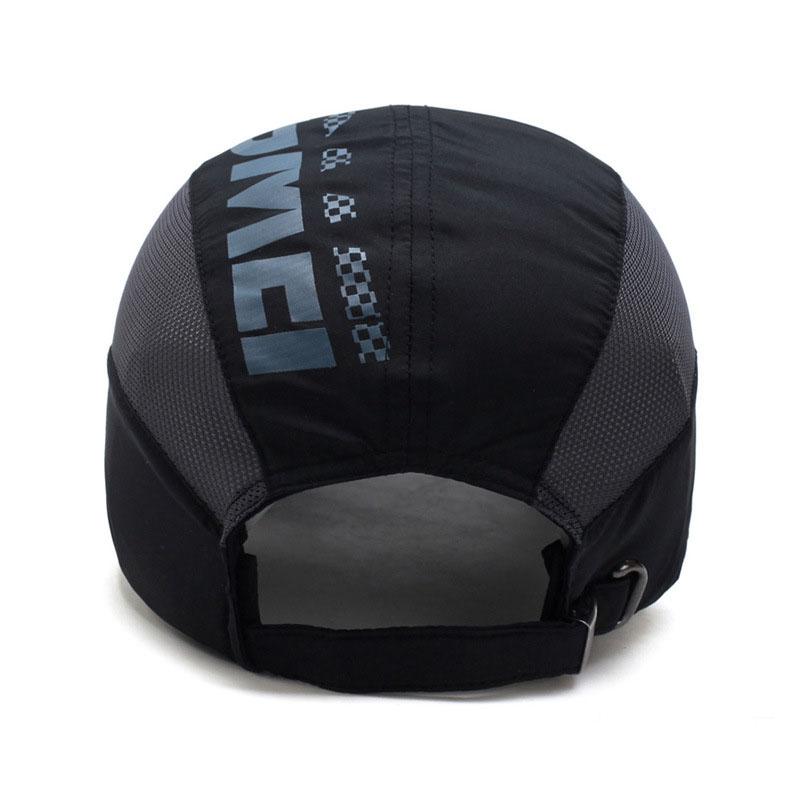 Mùa hè Nam Nữ Mũ Bóng Chày Câu Cá Ngoài Trời Chống Thấm Nước Hat Thời Trang Thư Thoáng Khí Che Nón Snapback Thể Thao Chạy Mồ Hôi Color: Dark Gray Size: 56-60cm
