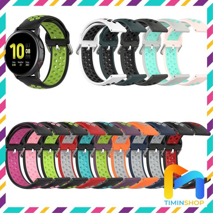 Dây đồng hồ cho Amazfit GTS 4/ 3/ 2/ 2e/ 2 mini/ 4 mini/ Bip 3/ Bip U/ cho Samsung Active 1/ 2