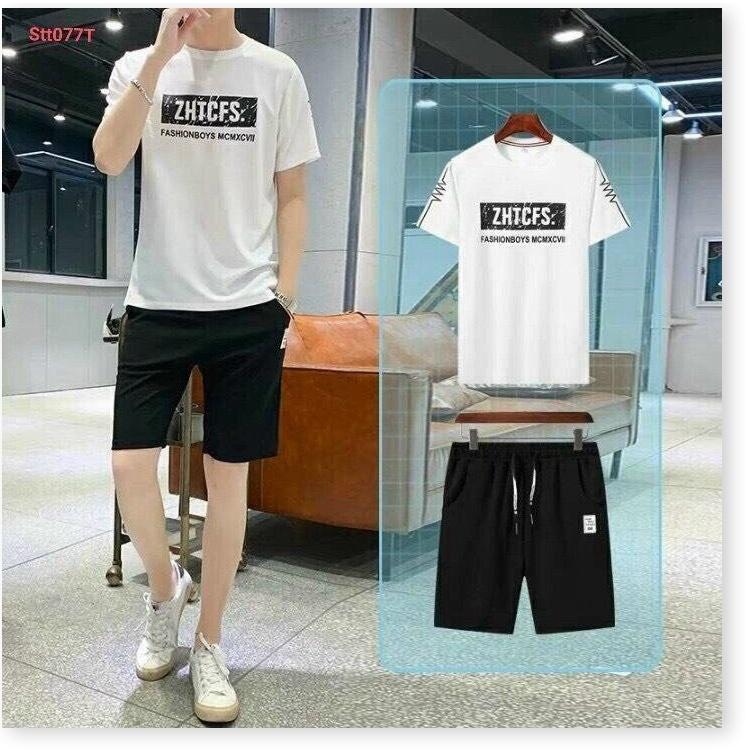 SET BỘ THUN HÈ THỂ THAO NAM CỰC CHẤT , SIÊU HOT HÈ 2021 THỜI TRANG KME FASHION