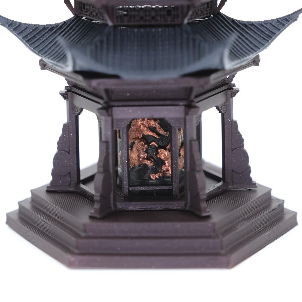Mô hình tiểu cảnh THÁP NGŨ HỔ - bán cạn - bể cá - hòn non bộ - terrarium - tinh xảo - chất lượng cao