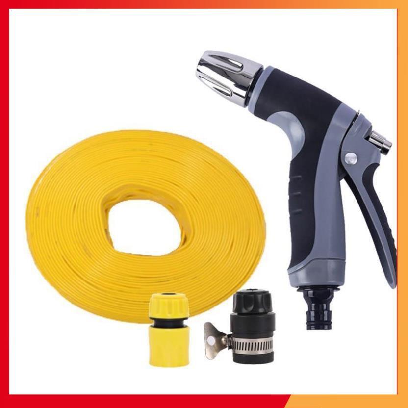 Bộ dây và vòi xịt tăng áp rửa xe tưới cây 206817