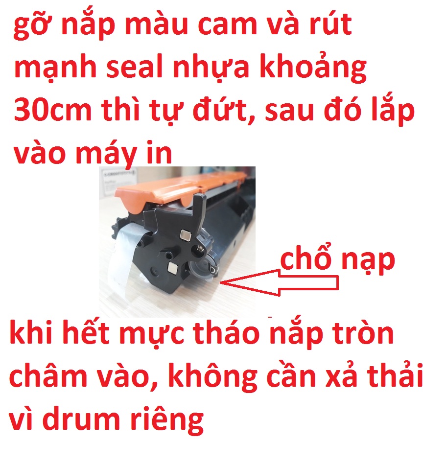 Hộp mực 17A 047 -CÓ LỔ ĐỔ MỰC- HP Pro M102a/M102w/M130a/M130nw/M130Fn/M130fw - Mực in Canon MF113W 113W Mf112