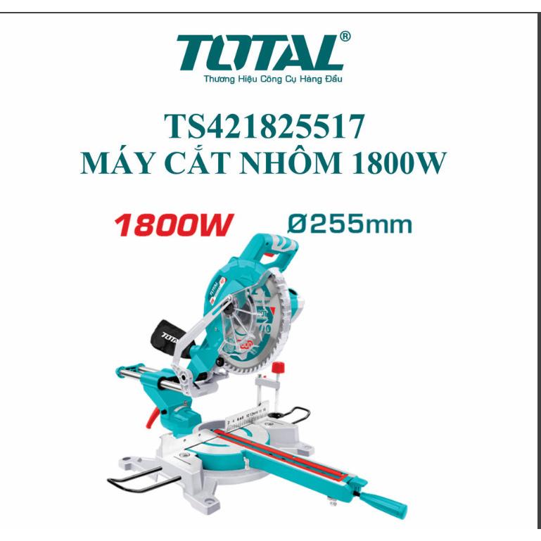 MÁY CẮT NHÔM 1800W TOTAL TS421825517 - HÀNG CHÍNH HÃNG