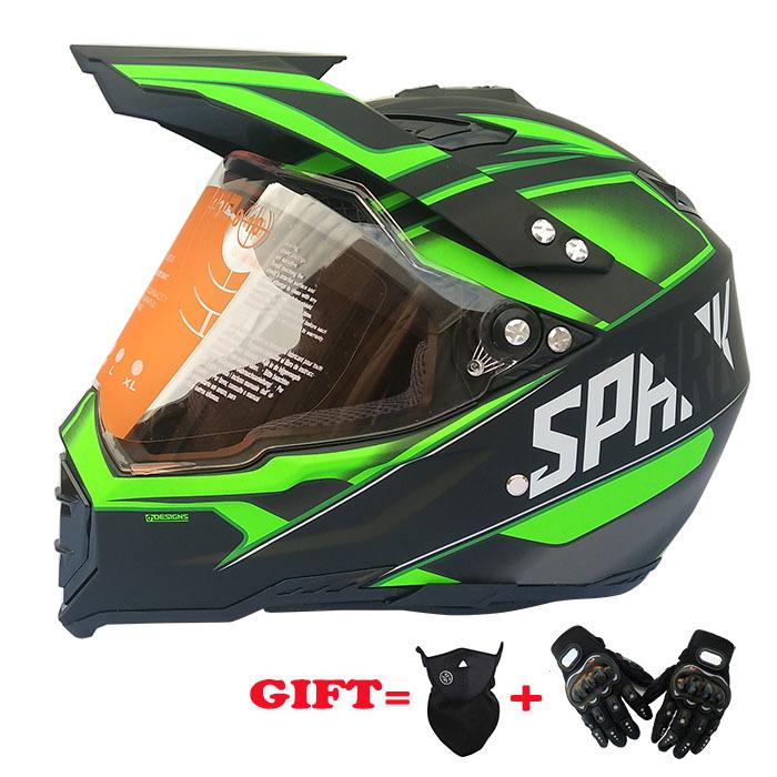 Khuyến mại motocross mũ bảo hiểm đua mũ bảo hiểm mũ bảo hiểm đầy đủ xe máy mũ bảo hiểm bốn mùa mũ bảo hiểm miễn phí găng tay mặt nạ
