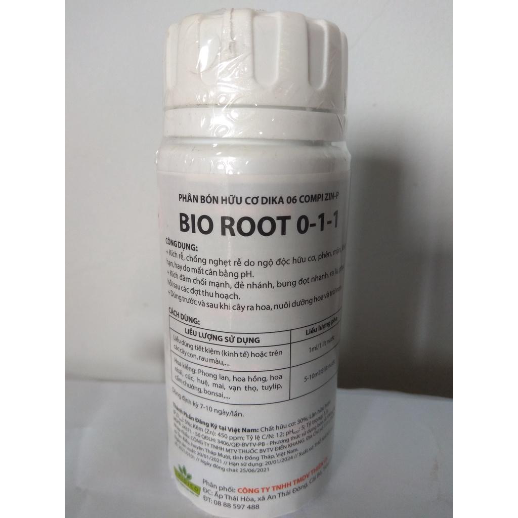 Phân bón hữu cơ BIO ROOT 0-1-1 - Chai 100ml TD