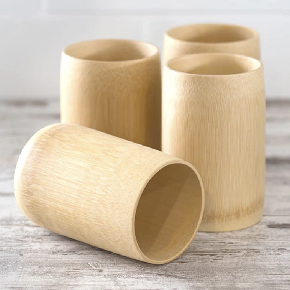 Cốc tre tự nhiên, Cao 6/8/12/18cm (Bamboo Cup)