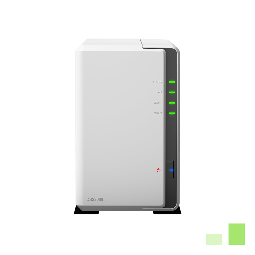 Synology DS220j model 2-bay thiết bị lưu trữ dữ liệu mạng - Hàng nhập khẩu chính hãng 100%