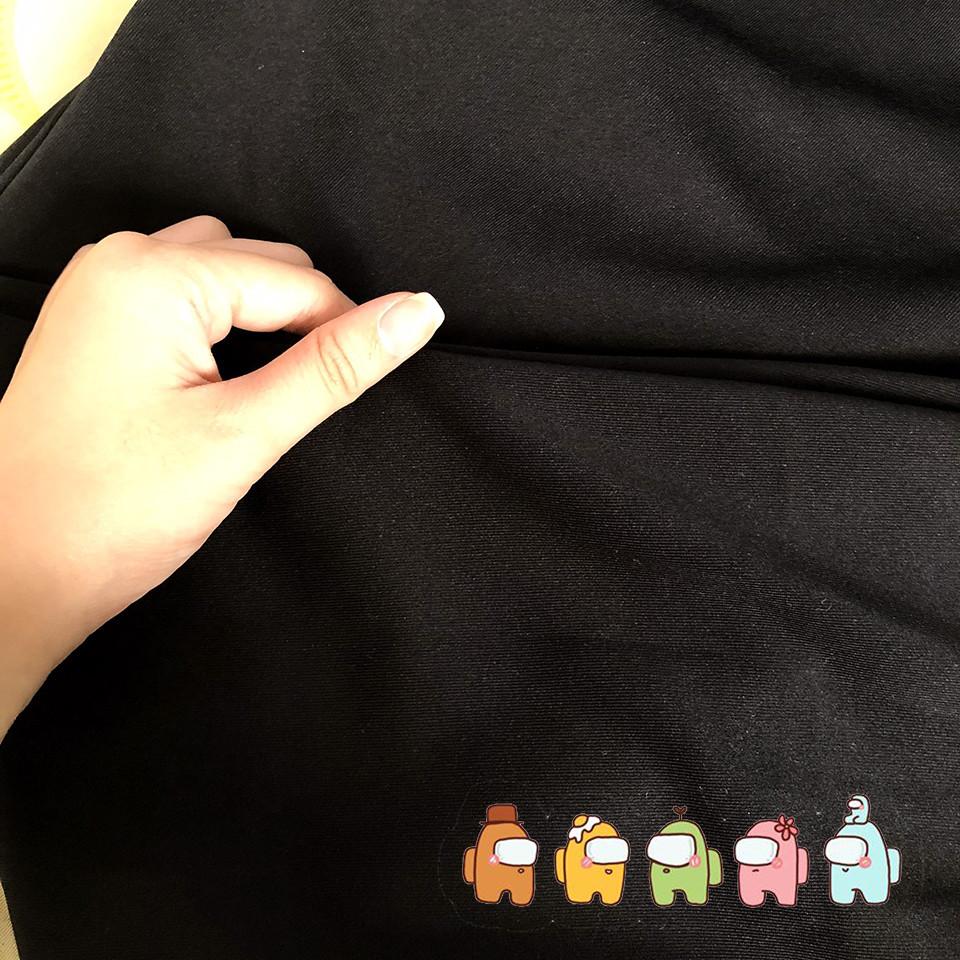 Set áo tay lửng quần thun 2 sọc ĐEN unisex, quần dài 2 sọc, 3 sọc, Áo tay lỡ và quần thể thao BLACK
