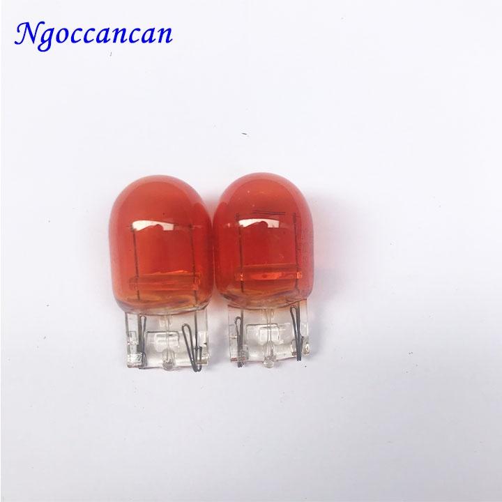 Bộ 2 Bóng Đèn Xi Nhan Ô Tô Xe Hơi T20 Đui Cắm 12V 21W Màu Vàng 1 Tóc