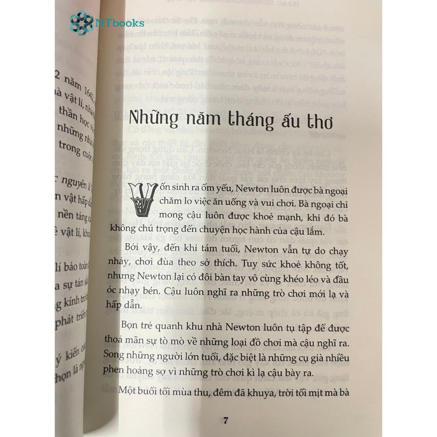 Sách Kể Chuyện Cuộc Đời Các Thiên Tài - Isaac Newton - Nhà khoa học vĩ đại - Rasmus Hoài Nam