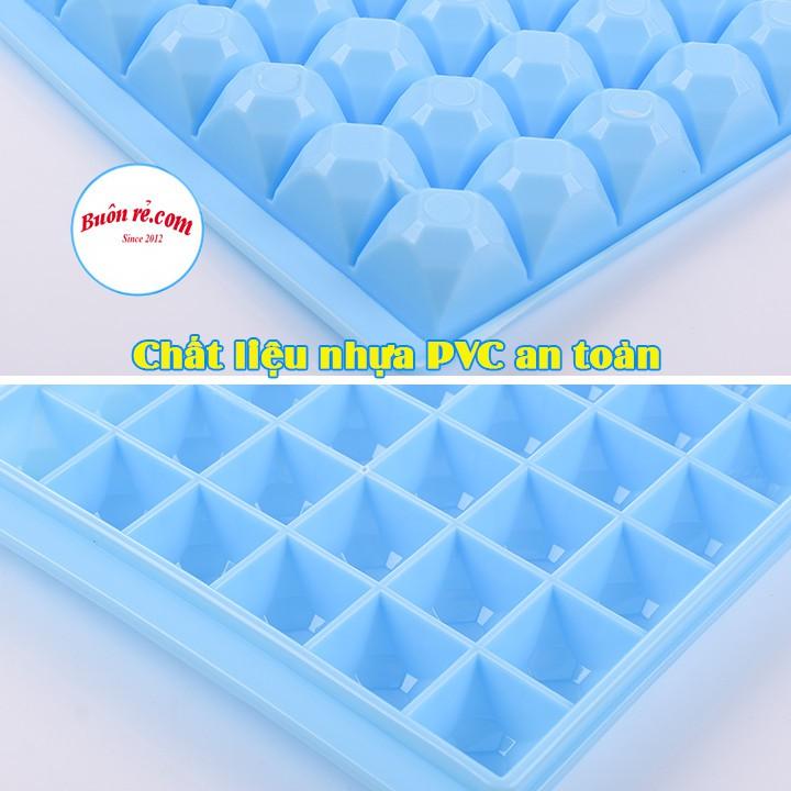 Khay làm đá, thạch rau câu 96 viên hình kim cương nhỏ từ nhựa PVC cao cấp bền đẹp – buôn rẻ 01225