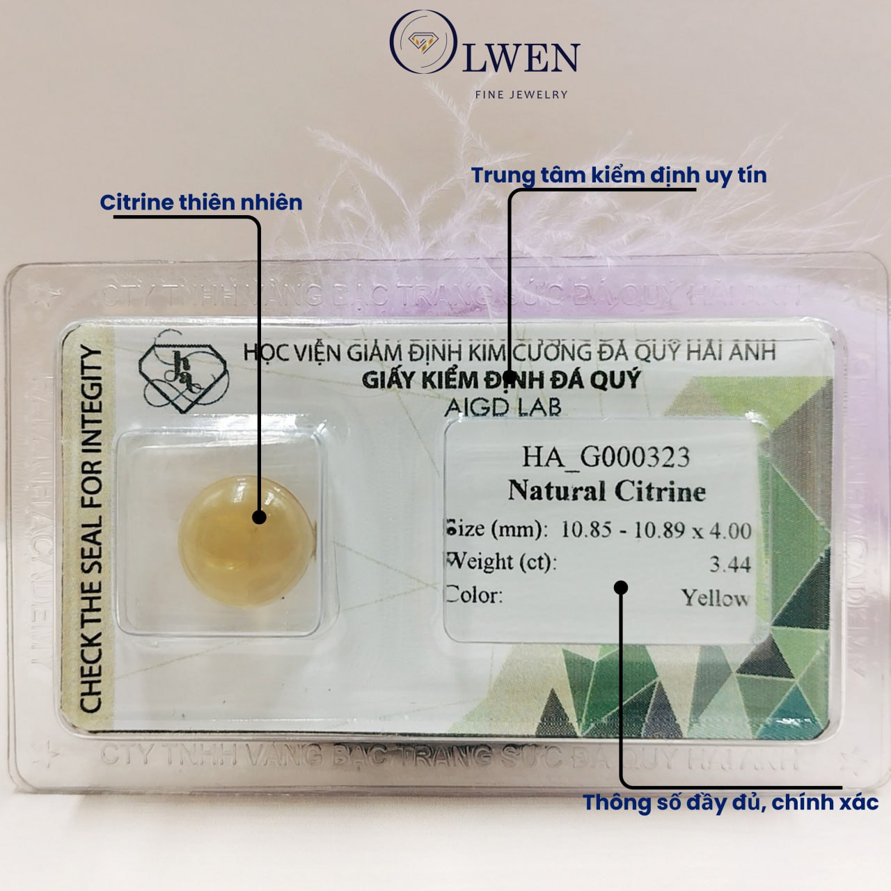 Viên đá thạch anh vàng thiên nhiên_HA-G000323