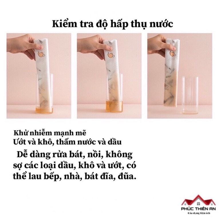 Cuộn giấy lau nhà bếp đa năng có thể tái sử dụng nhiều lần - Tiện dụng, tiết kiệm #FREESHIP