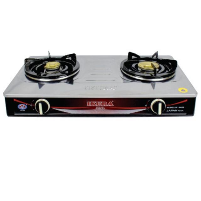 Bếp dương mặt inox Ikura- Hàng Chính Hãng