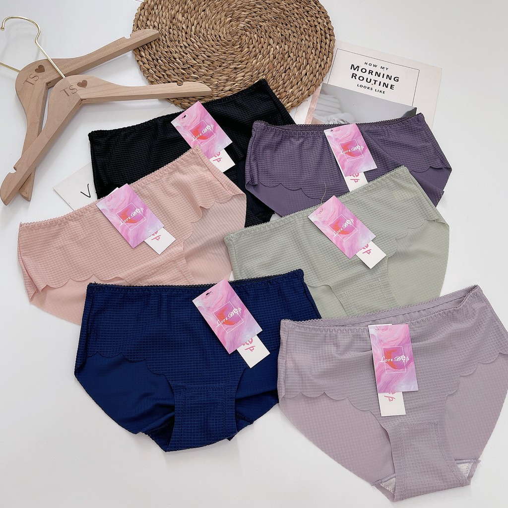 Set 5 Quần Lót Thông Hơi Cao Cấp Kháng Khuẩn Mix Màu Cho Nữ QLN64