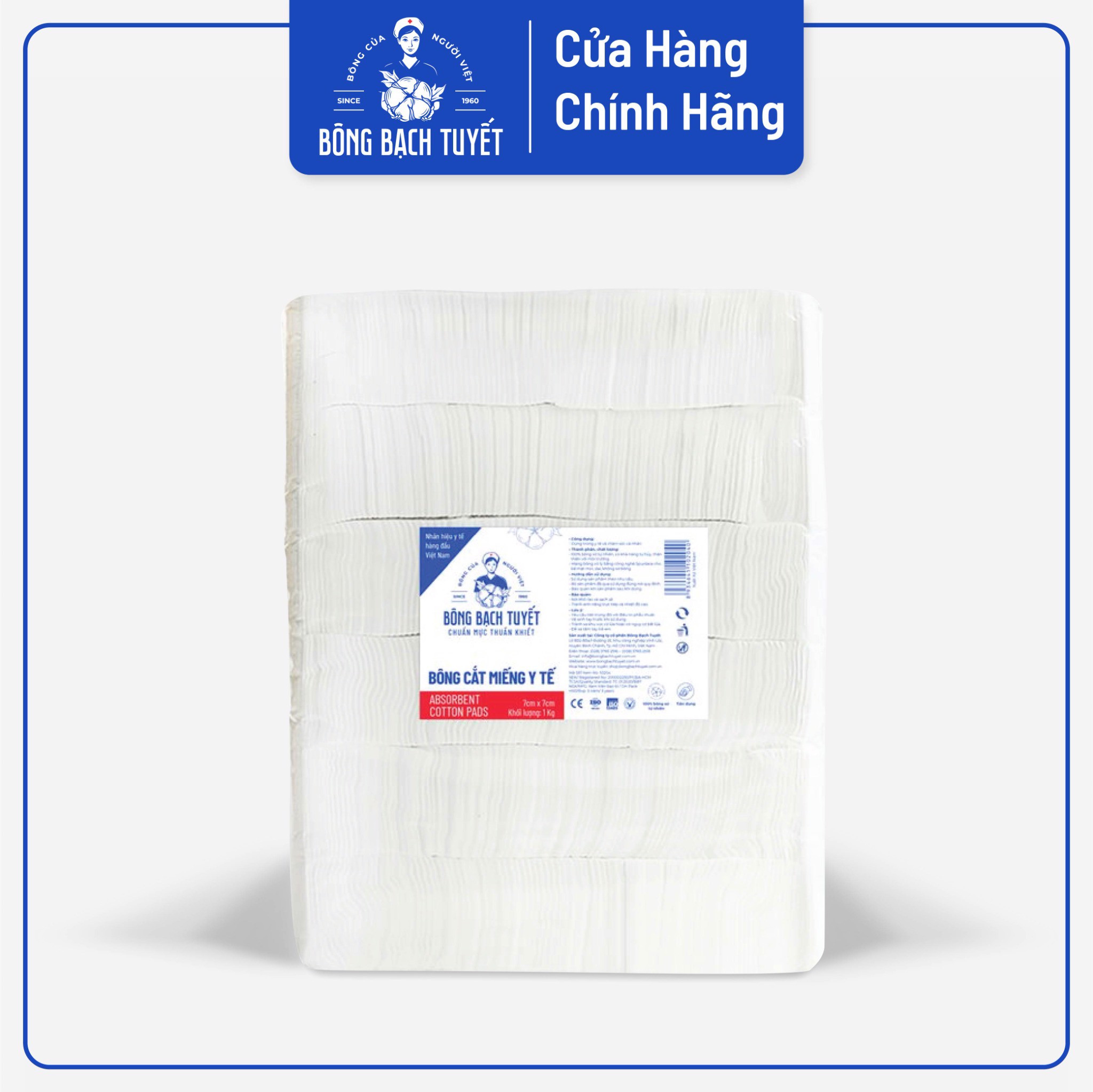 Bông Cắt Bông Bạch Tuyết TPM-40 (500g)