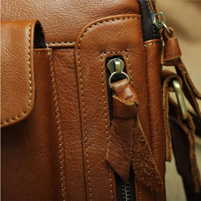 Túi đeo chéo nam nhỏ da bò thật - BHLDJ004 Túi xách tay. hàng chính hãng