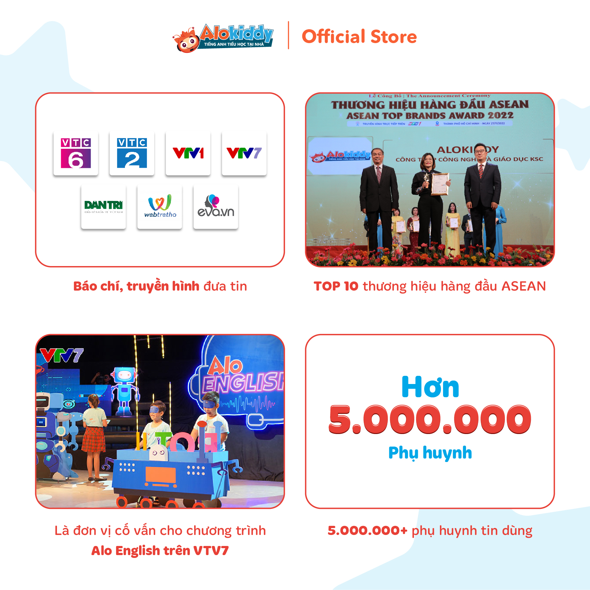 ALOKIDDY Voucher khóa học tiếng Anh cho học sinh Cấp 1 và Cấp 2 Hỗ trợ kích hoạt online Áp dụng trên toàn quốc