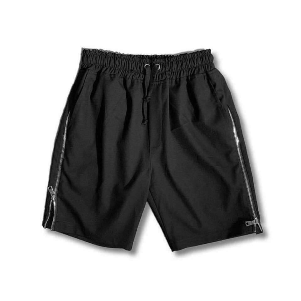 Short kaki zip 2 bên