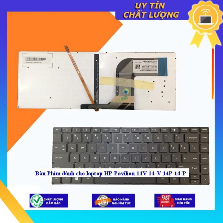 Bàn Phím dùng cho laptop HP Pavilion 14V 14-V 14P 14-P  - TRẮNG - KHÔNG ĐÈN - Hàng Nhập Khẩu New Seal
