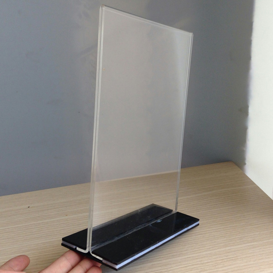 Kệ mica A4 chữ T 2 mặt hiển thị 210 x 297 mm - Kệ Đựng Hồ Sơ Tác giả OEM | ShopSach.com