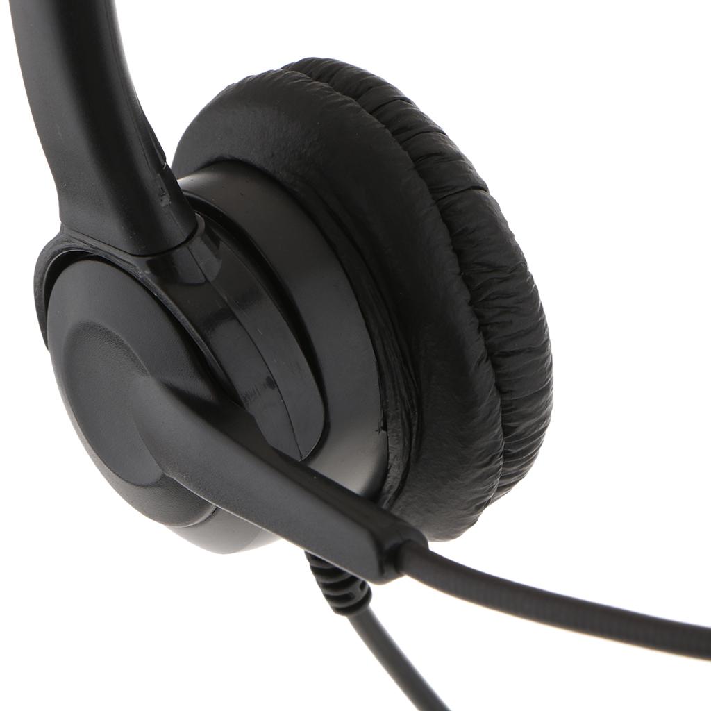 2 Pieces Call Center Monaural USB Headset