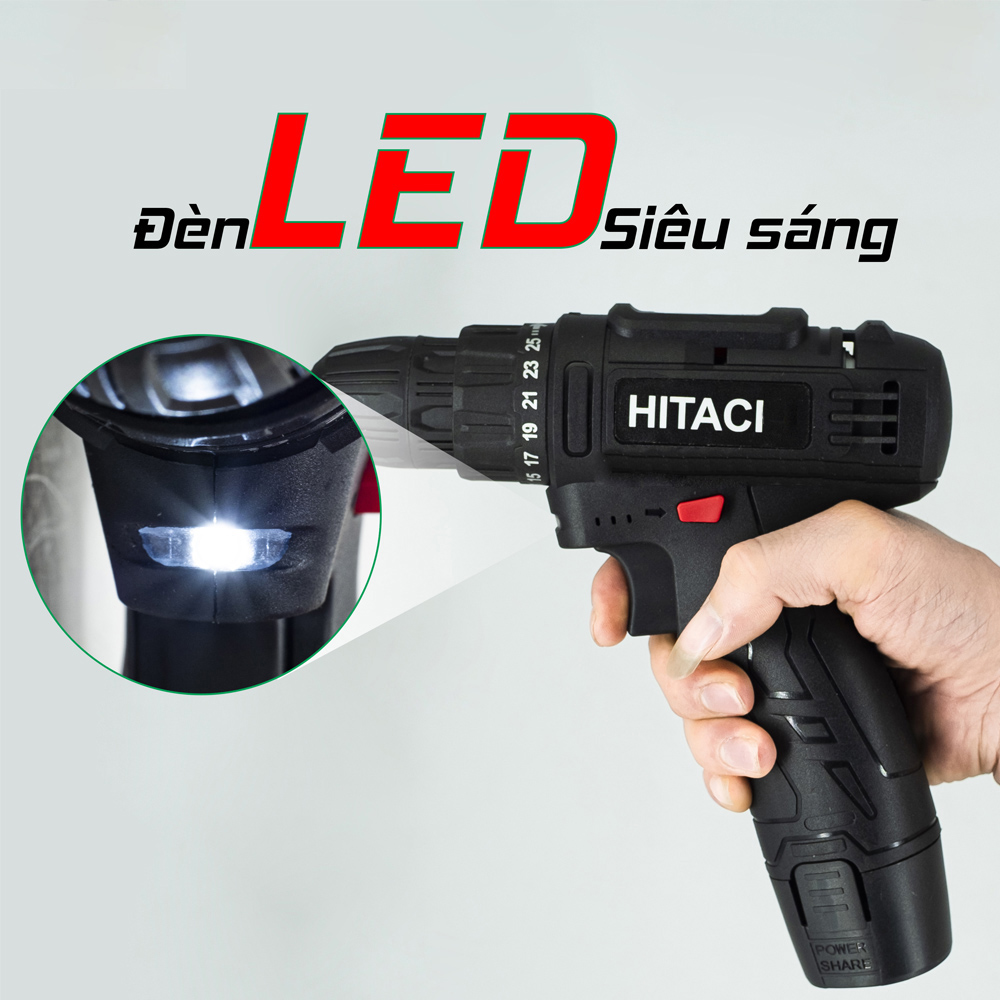 Khoan pin 26v Hitachi cao cấp