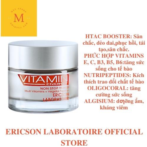 Kem tổng hợp VITAMIN làm sáng da giảm nếp nhăn, chống lão hóa, da không đều màu VITAMIN ENERGY.Non Stop Tonus E1863 50ML