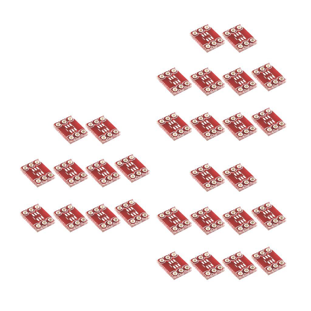 30 Pieces 6 Pin SOT23 TO DIP Adapter PCB Socket Breakout Convertor Board