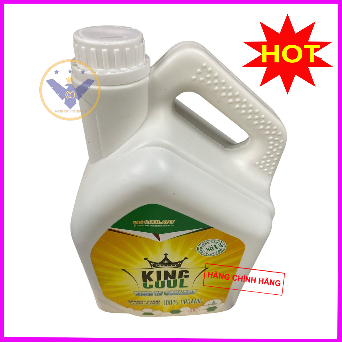 COMBO 2 Nước làm mát xe ô tô KINGCOOL SUPER can 4L
