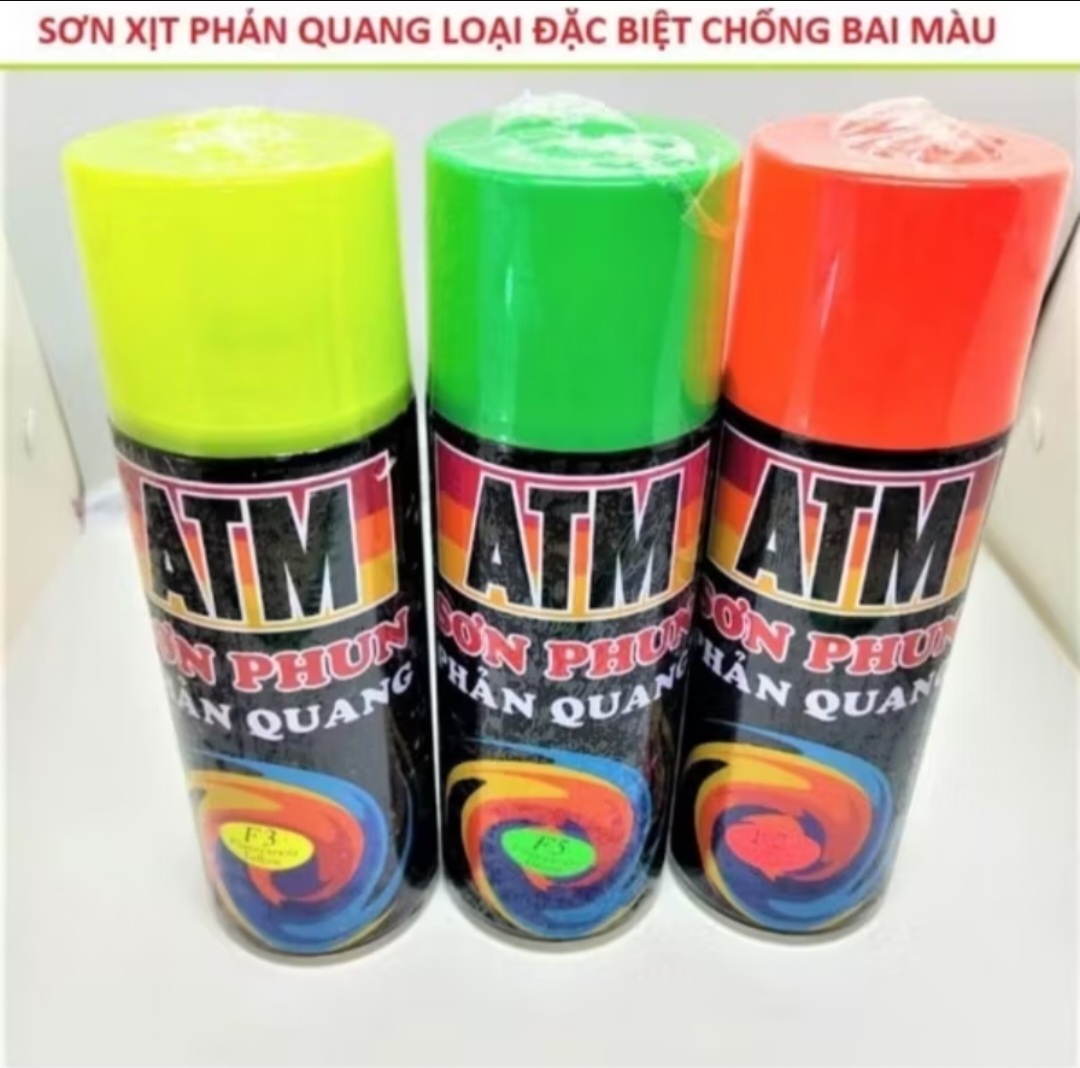 1 CHAI SƠN XỊT SÁNG PHẢN QUANG TRANG TRÍ MÀU SẮC CỰC ĐẸP