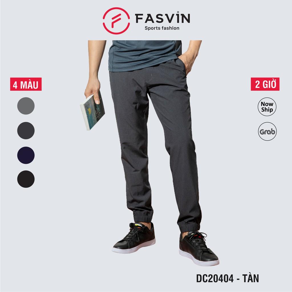 Quần thể thao nam Fasvin DC20404.HN vải gió chun 01 lớp dầy dặn co giãn 4 chiều